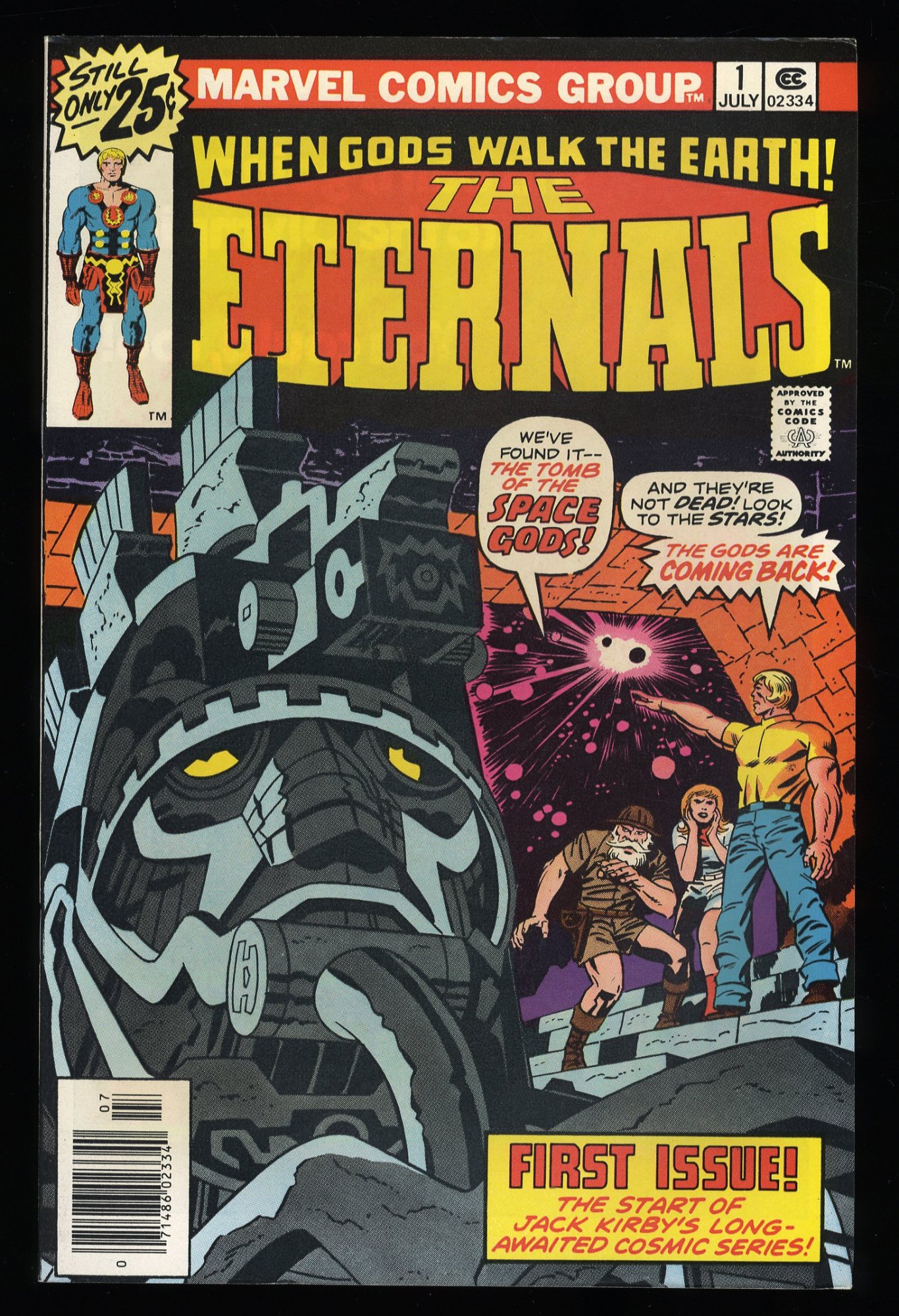 Image: Eternals #1 NM- 9.2 Origin and 1st Appearance! Jack Kirby Art!