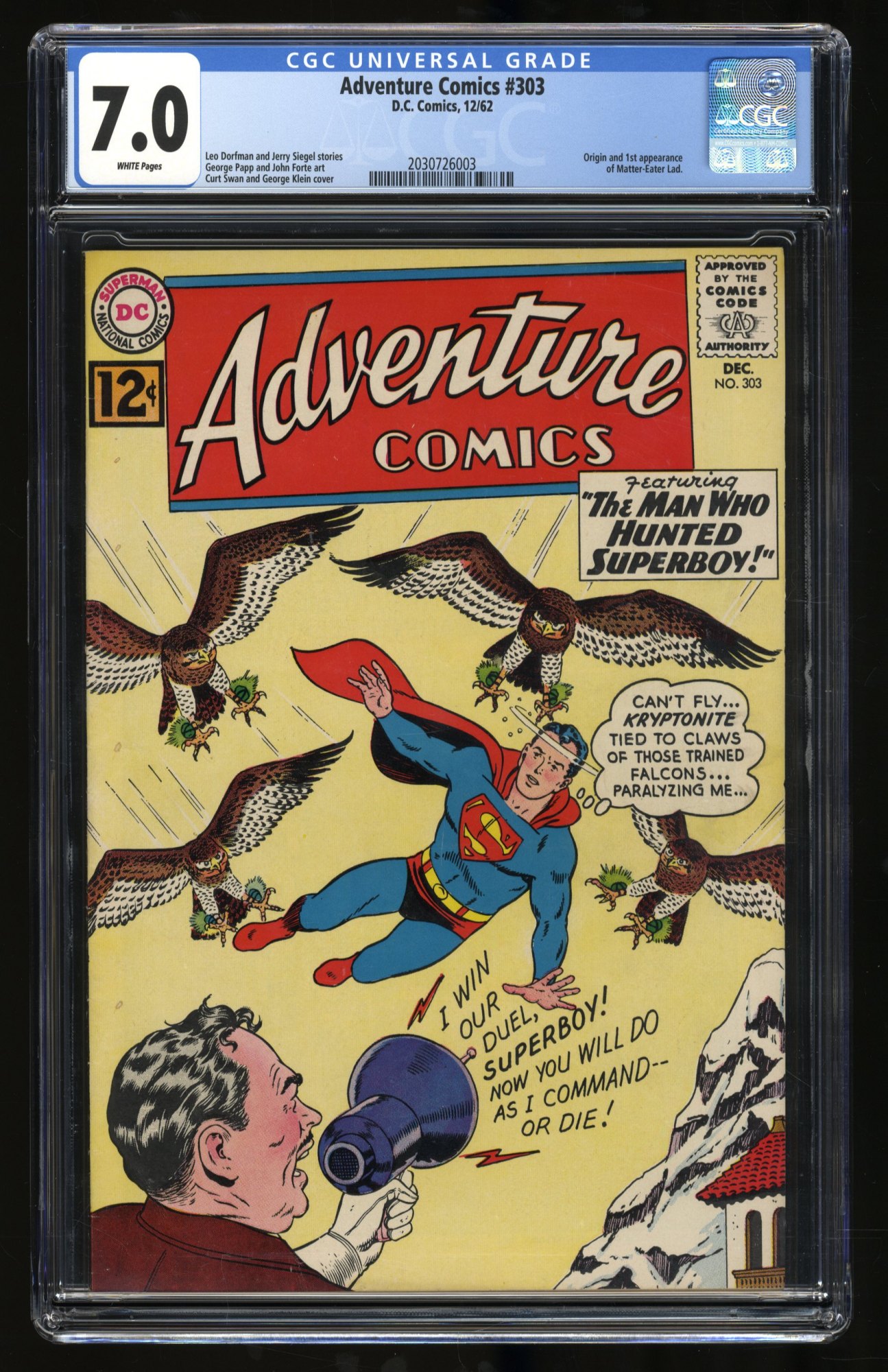 Image: Adventure Comics #303 CGC FN/VF 7.0 1st Appearance Matter-Eater Lad!