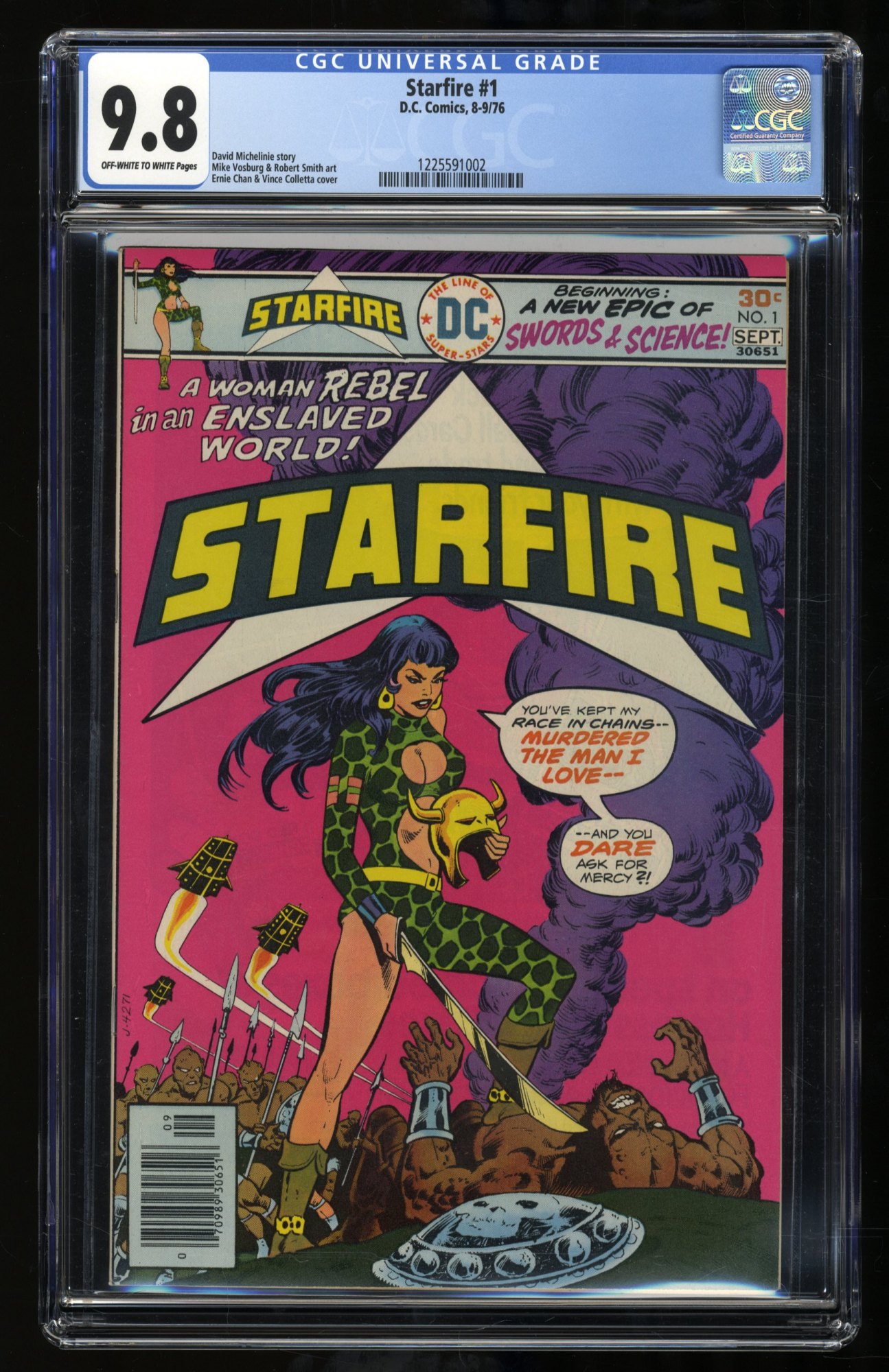 Image: Starfire (1976) #1 CGC NM/M 9.8 Off White to White 1st Appearance!