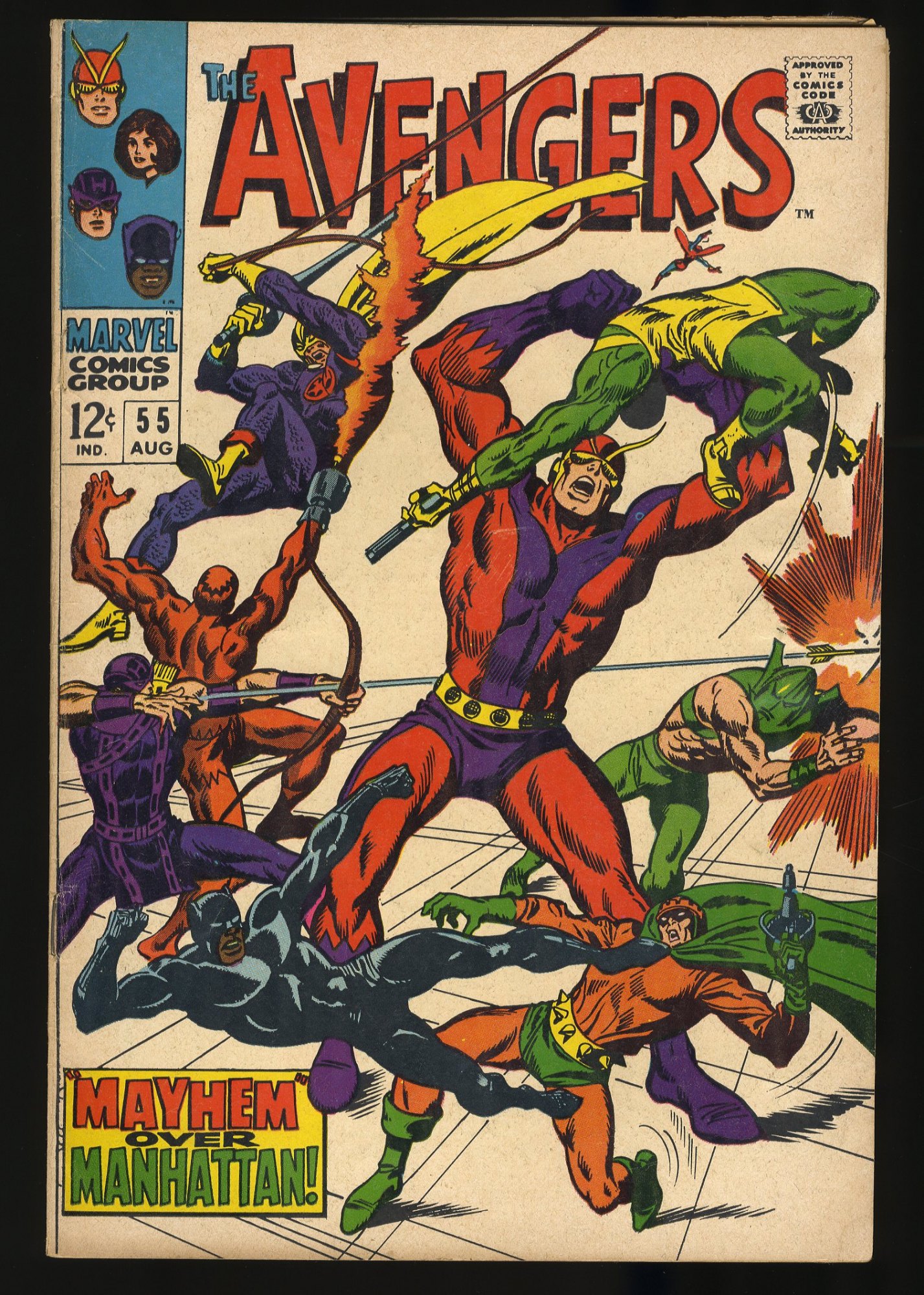Image: Avengers #55 FN- 5.5 1st Appearance of Ultron! Black Knight!