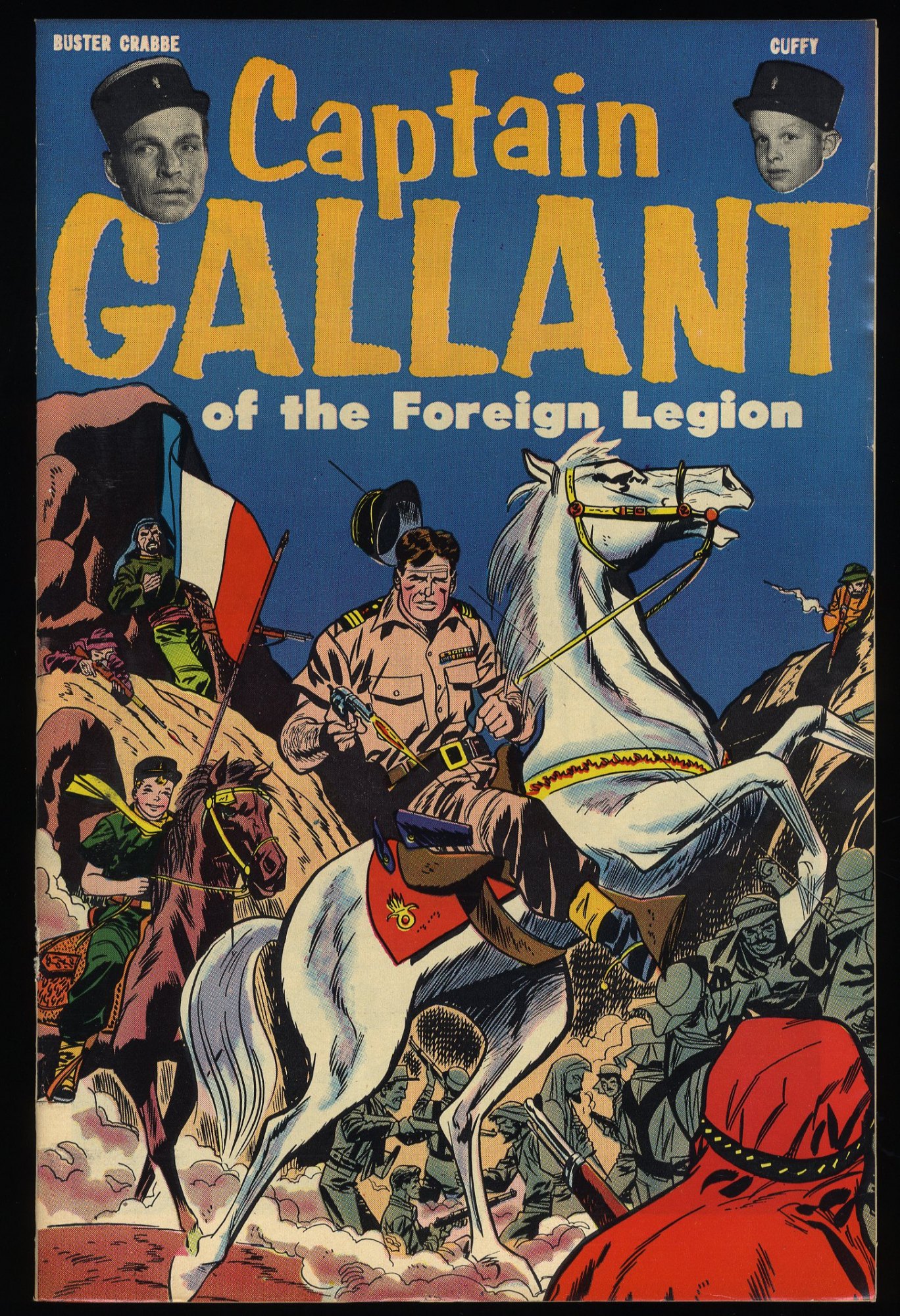 Image: Captain Gallant of the Foreign Legion (1955) #1 VF- 7.5 Based on TV Series! 