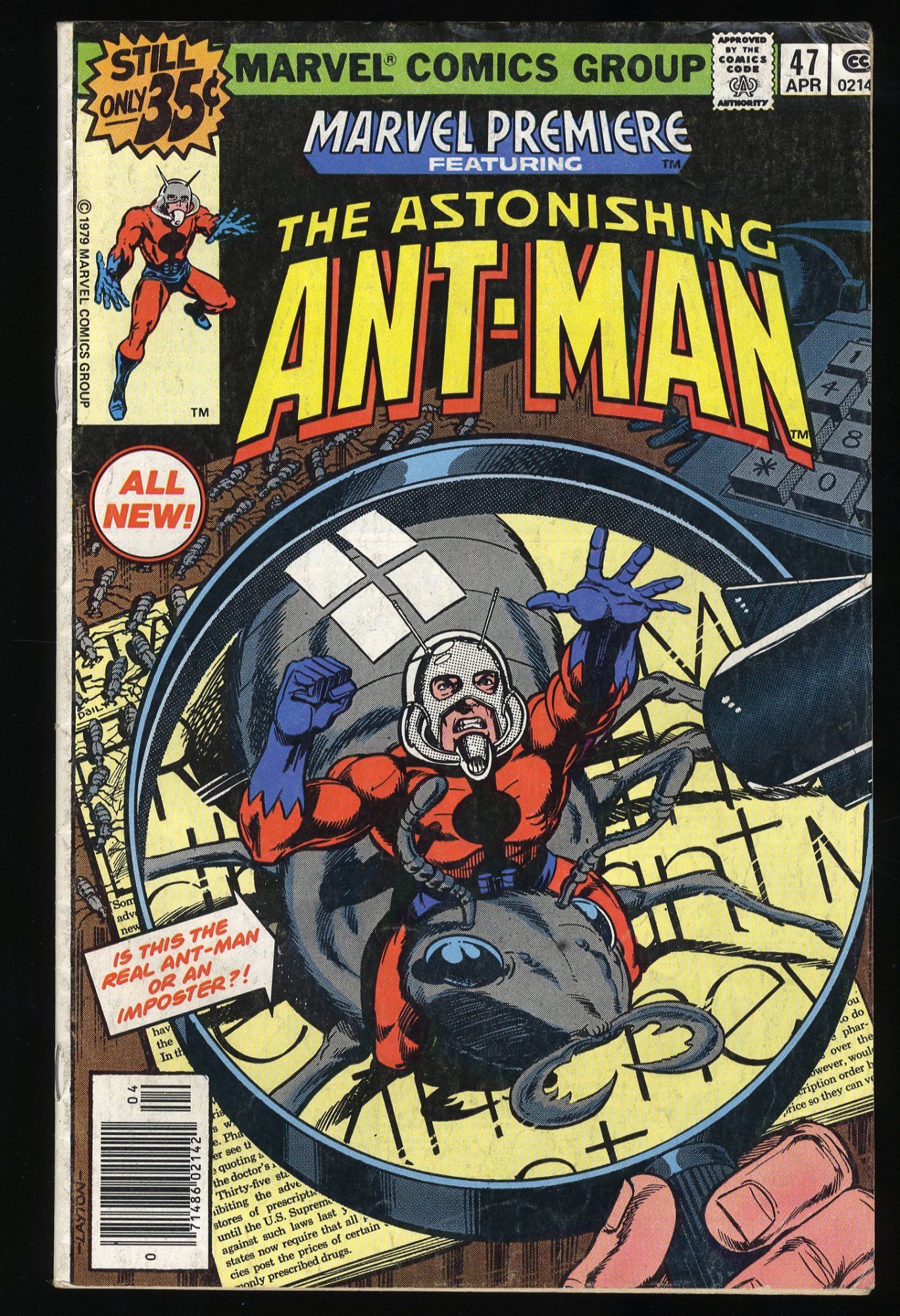 Image: Marvel Premiere #47 FN 6.0  1st Appearance Scott Lang Ant-Man!