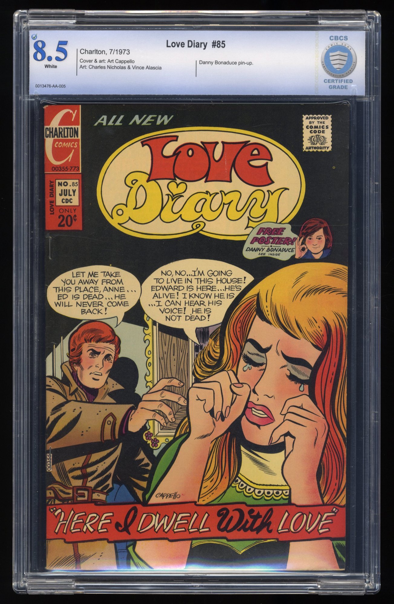 Image: Love Diary #85 CBCS VF+ 8.5 White Pages
