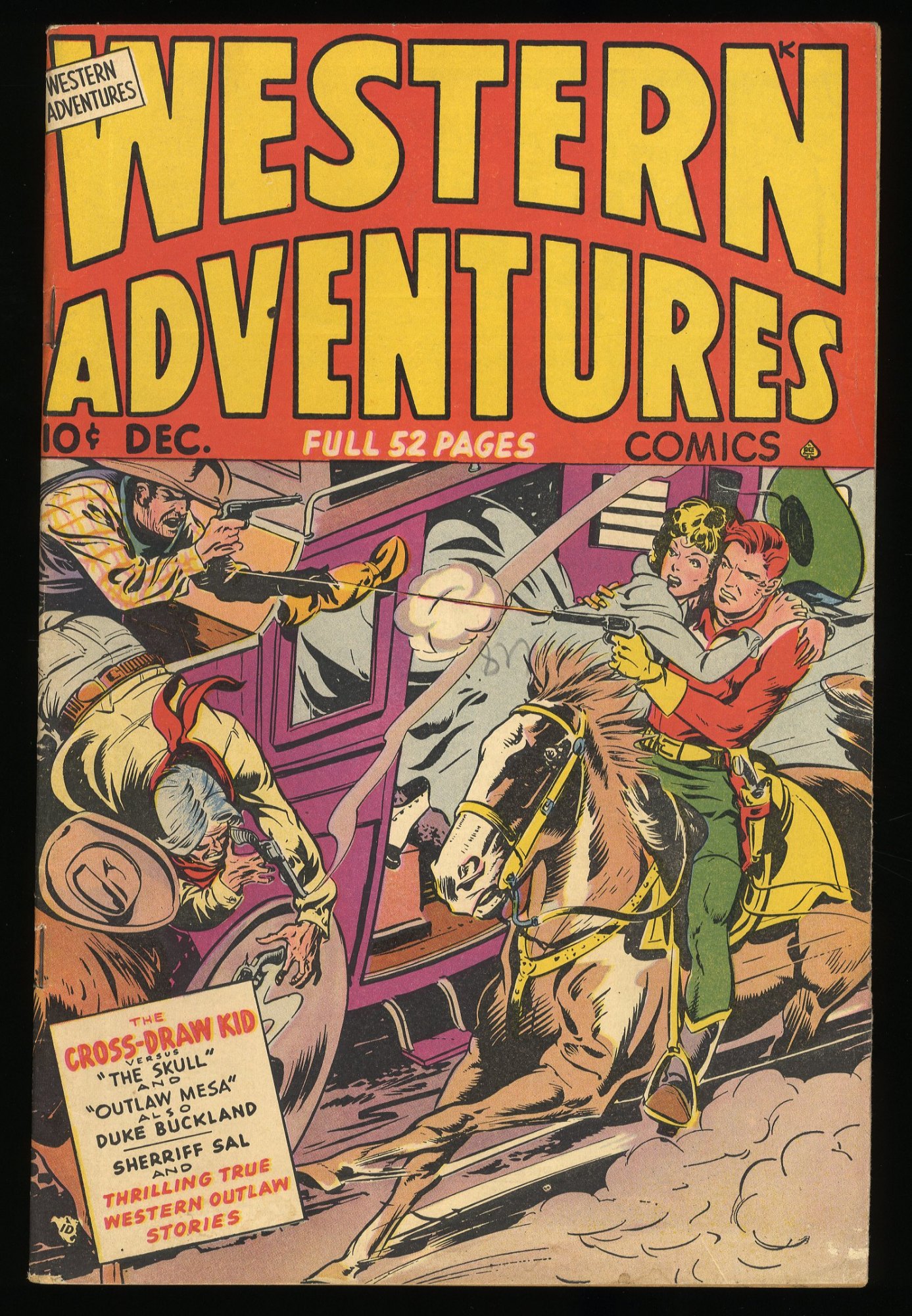 Image: Western Adventures Comics (1948) #2 FN+ 6.5
