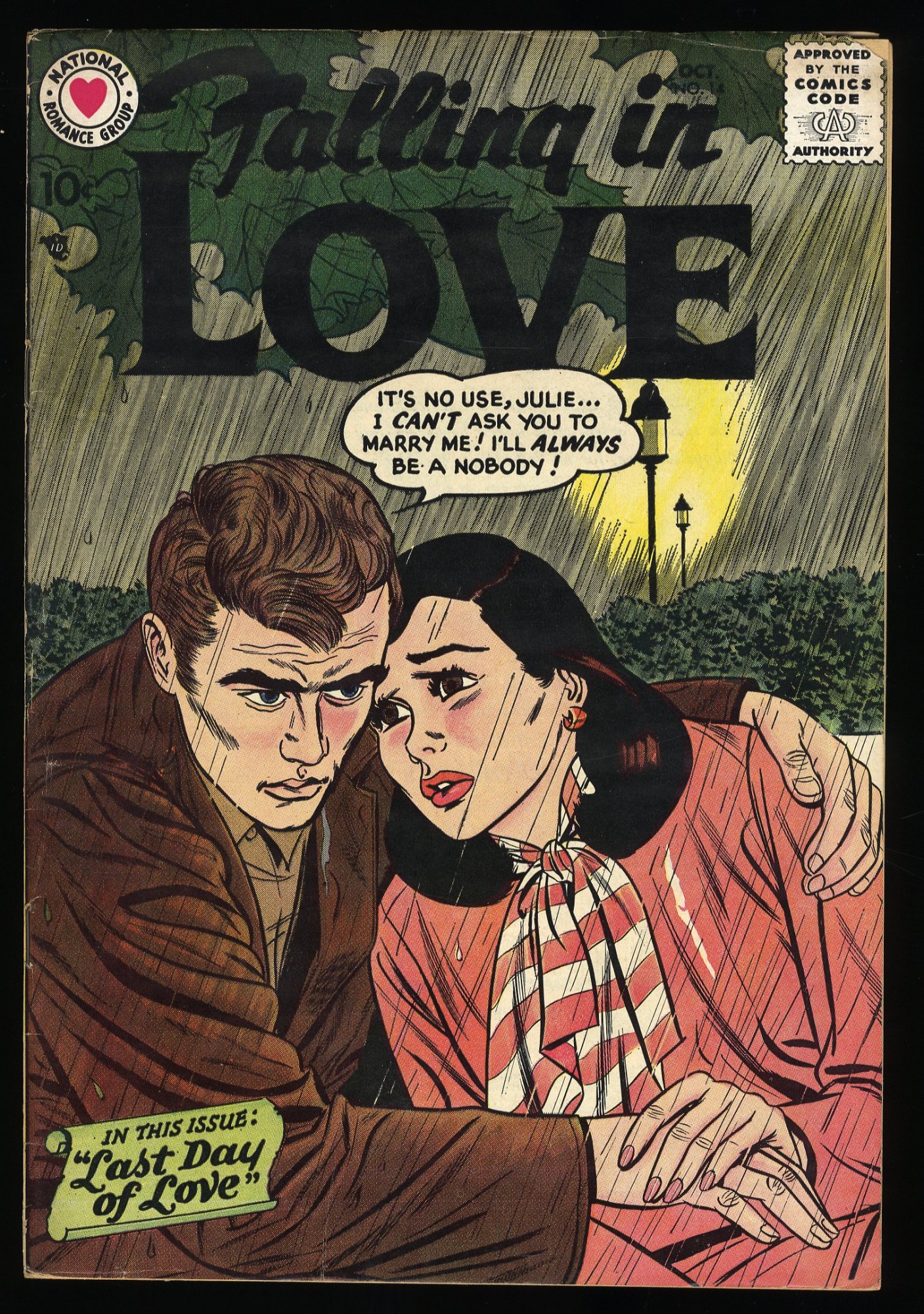 Image: Falling In Love #14 FN- 5.5 DC Silver Age Romance!
