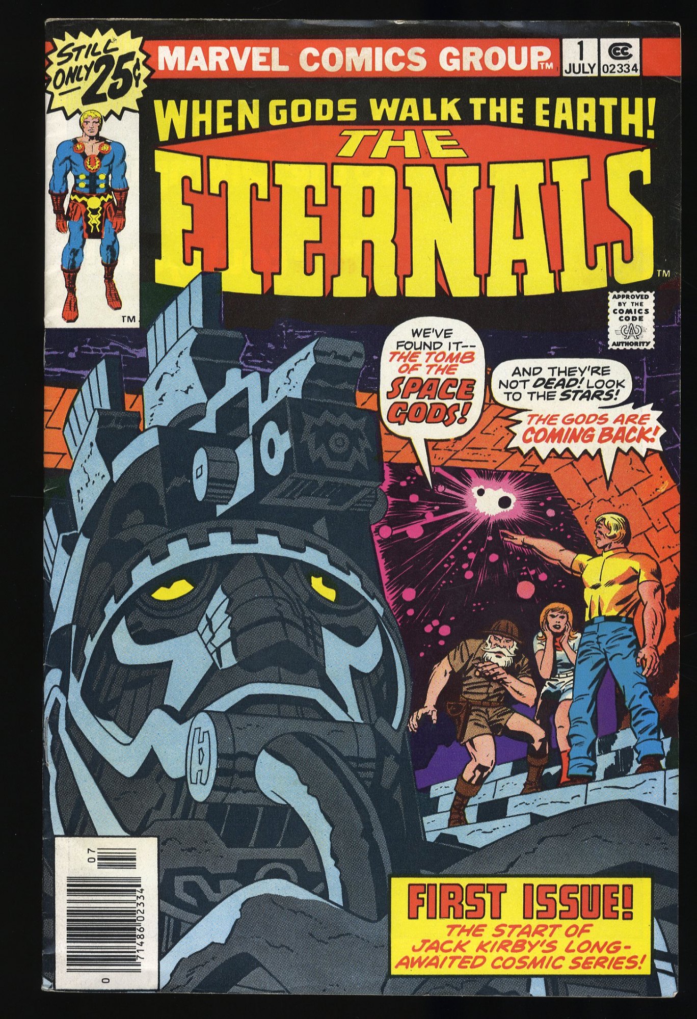 Image: Eternals #1 VF- 7.5 Origin and 1st Appearance! Jack Kirby Art!
