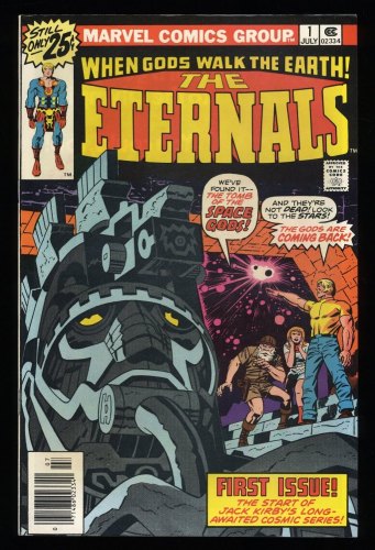 Eternals #1 NM 9.4 Origin and 1st Appearance! Jack Kirby Art!
