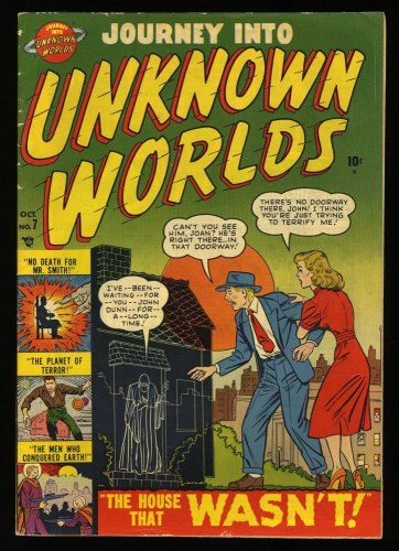 Journey Into Unknown Worlds #7 FN- 5.5 Electric Chair Cover Story!