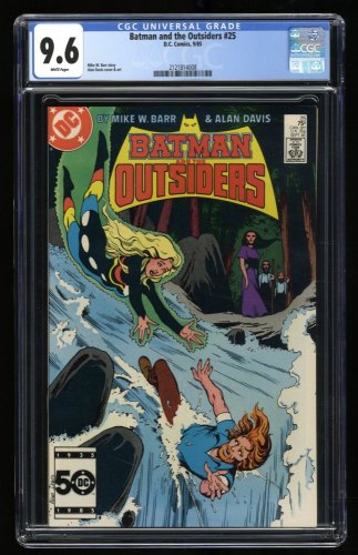 Batman and the Outsiders #25 CGC NM+ 9.6 White Pages
