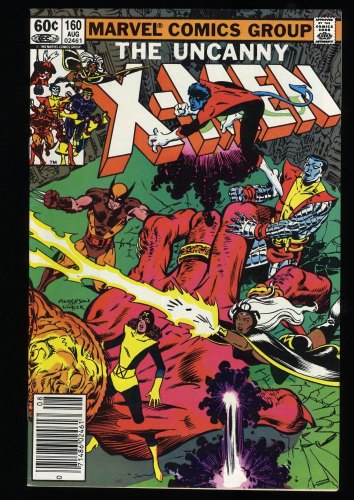 Uncanny X-Men #160 NM 9.4 Newsstand Variant 1st Adult Illyana Magik!