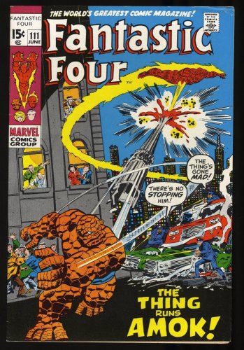 Fantastic Four #111 VF 8.0