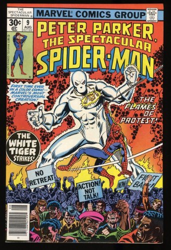 Spectacular Spider-Man #9 NM 9.4 1st Appearance White Tiger!