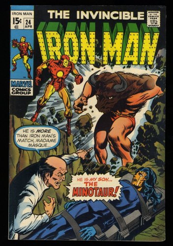 Iron Man #24 VF+ 8.5
