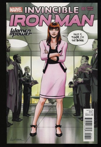 Invincible Iron Man (2015) #7 NM+ 9.6 Women of Power Variant