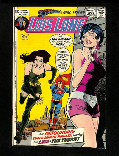 Superman's Girl Friend, Lois Lane #114 VF- 7.5 Rose and the Thorn Appearance!