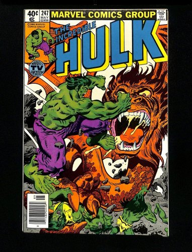 Incredible Hulk #247 VF/NM 9.0 Newsstand Variant