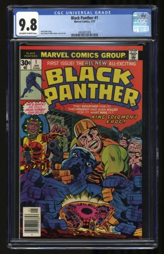 Black Panther (1977) #1 CGC NM/M 9.8 1st Solo Title! Kirby Art!