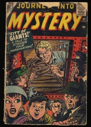 Journey Into Mystery #49 P 0.5 See Description (Qualified)