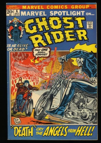 Marvel Spotlight #6 VF- 7.5 2nd Full Appearance of Ghost Rider!