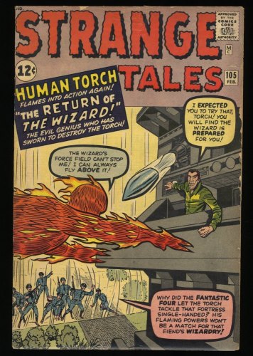 Strange Tales #105 VG/FN 5.0 Human Torch The Wizard Appearance!