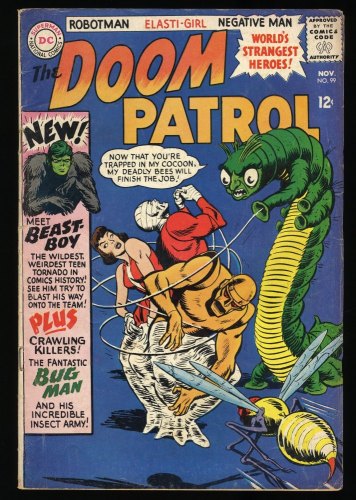 Doom Patrol #99 VG+ 4.5 1st Appearance Beast Boy! Bob Brown!