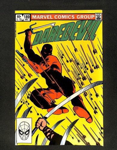 Daredevil #189 Death of Stick Frank Miller!
