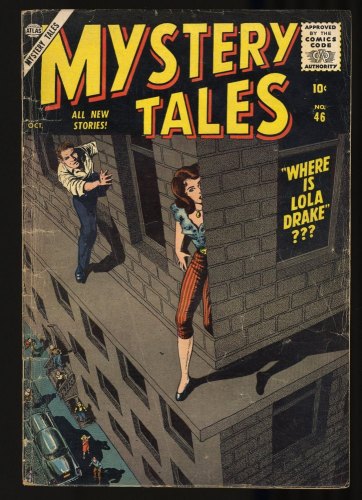 Mystery Tales #46 VG 4.0 Where is Lola Drake? Bill Everett Cover