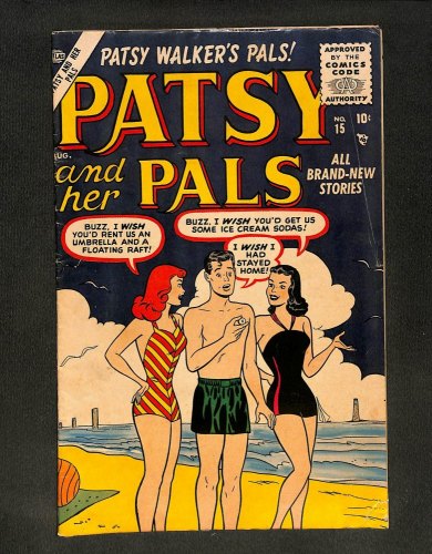 Patsy and Her Pals #15 Swimsuit Cover!!!