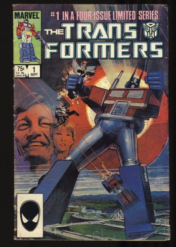 Transformers #1 VG/FN 5.0 Bill Sienkiewicz Cover!