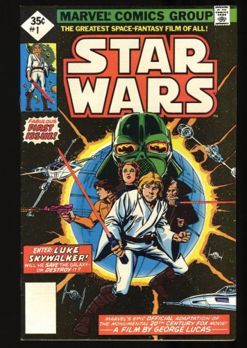 Star Wars #1 VF 8.0 Whitman 35 Cent Reprint Variant