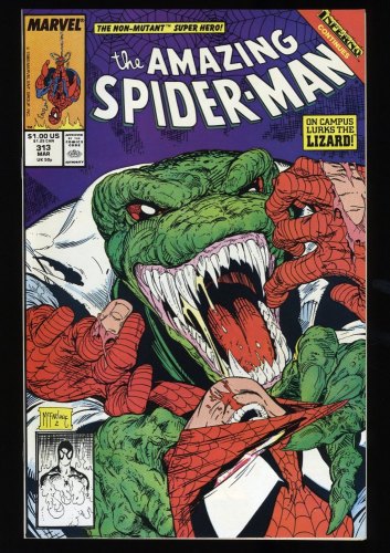 Amazing Spider-Man #313 NM 9.4 The Lizard! Todd McFarlane!