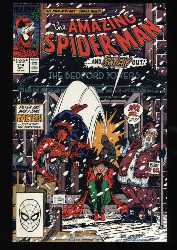 Amazing Spider-Man #314 NM 9.4 Todd McFarlane! J. Jonah Jameson! 
