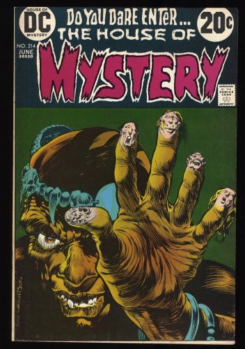 House Of Mystery #214 VF+ 8.5 Classic Berni Wrightson Cover!