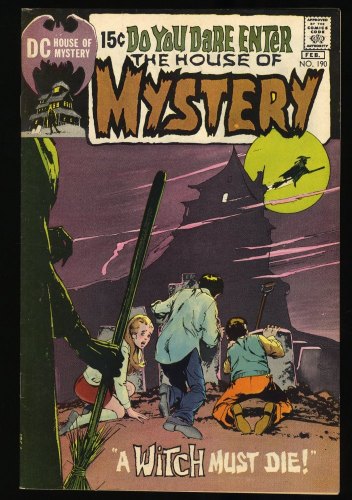 House Of Mystery #190 VF- 7.5 Neal Adams Cover! DC Horror!