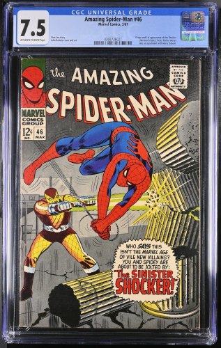 Amazing Spider-Man #46 CGC VF- 7.5 1st Appearance Shocker! John Romita!