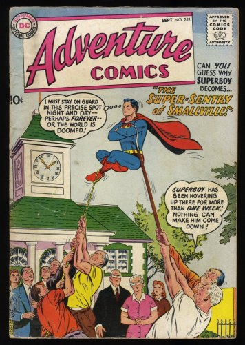 Adventure Comics #252 GD/VG 3.0 Jack Kirby! Aquaman! Green Arrow! 