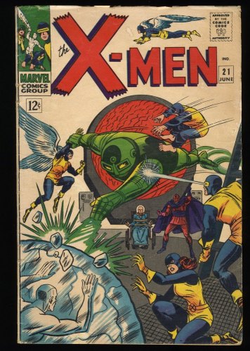 X-Men #21 VG 4.0 Lucifer Appearance! Roth and Ayers Art!