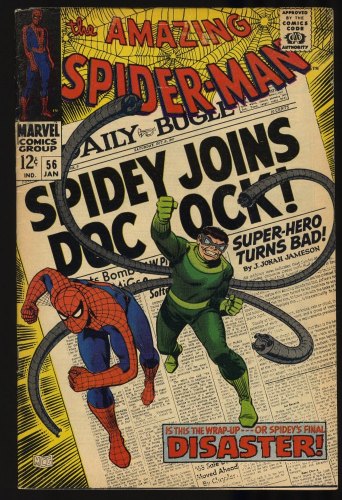 Amazing Spider-Man #56 FN+ 6.5 Doctor Octopus Appearance! Romita Cover!