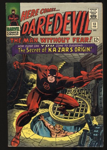 Daredevil #13 FN+ 6.5 1st Appearance Vibranium! Ka-Zar! John Romita!