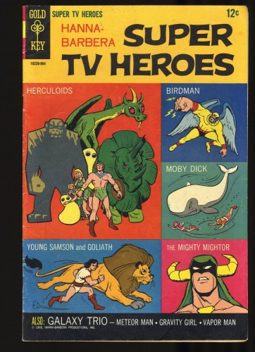 Hanna-Barbera Super TV Heroes (1968) #1 FN+ 6.5 1st Issue! Birdman! Moby Dick!