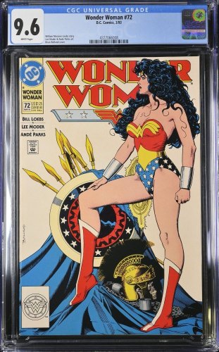 Wonder Woman #72 CGC NM+ 9.6 White Pages