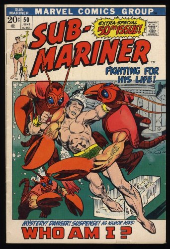 Sub-Mariner #50 FN+ 6.5 1st Appearance Namorita Gil Kane Cover!
