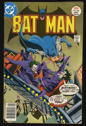 Batman #286 VF- 7.5 Cover Art Jim Aparo. Joker!!!