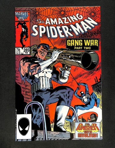 Amazing Spider-Man #285 Punisher Gang War Part Two!