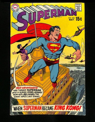 Superman #226 King Kong Homage Cover