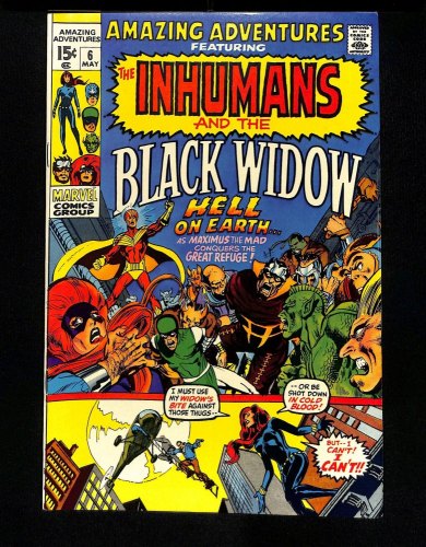 Amazing Adventures #6 Black Widow Inhumans!