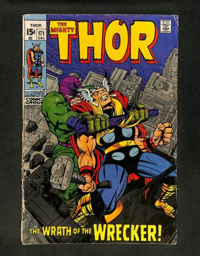 Thor #171 The Destroyer! Stan Lee script! Jack Kirby art!