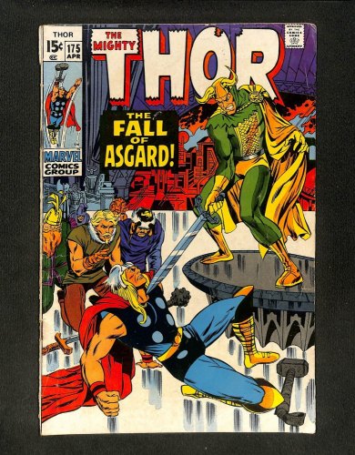 Thor #175 Fall of Asgard! Jack Kirby Art! Stan Lee!