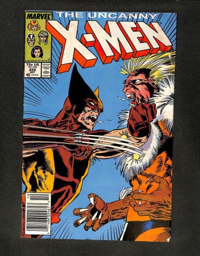 Uncanny X-Men #222 Newsstand Variant