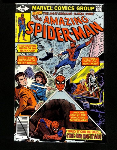 Amazing Spider-Man #195 VF+ 8.5 2nd Appearance Black Cat!